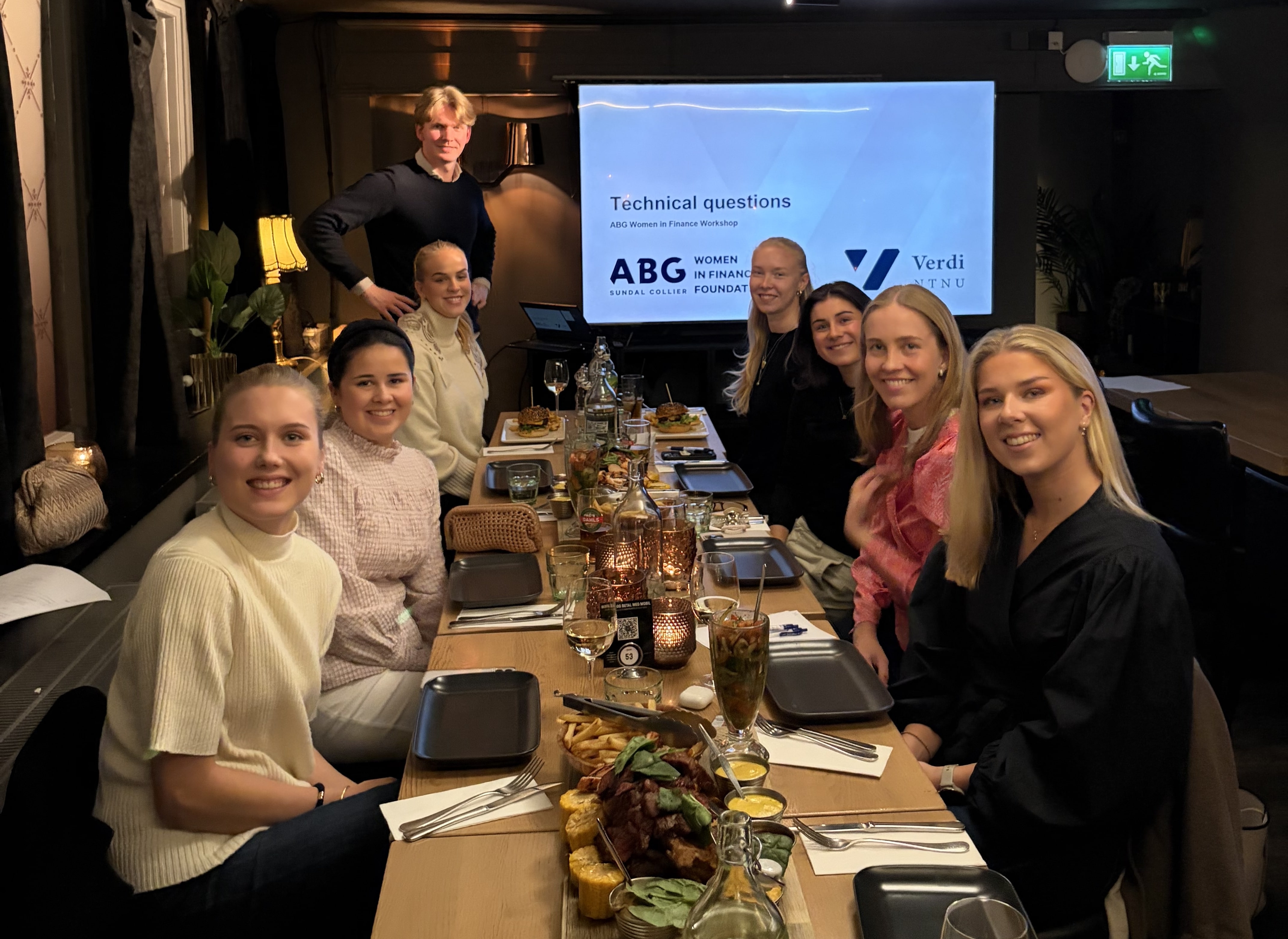 ABGSC Women in Finance Foundation supports Verdi NTNU’s activities for female students